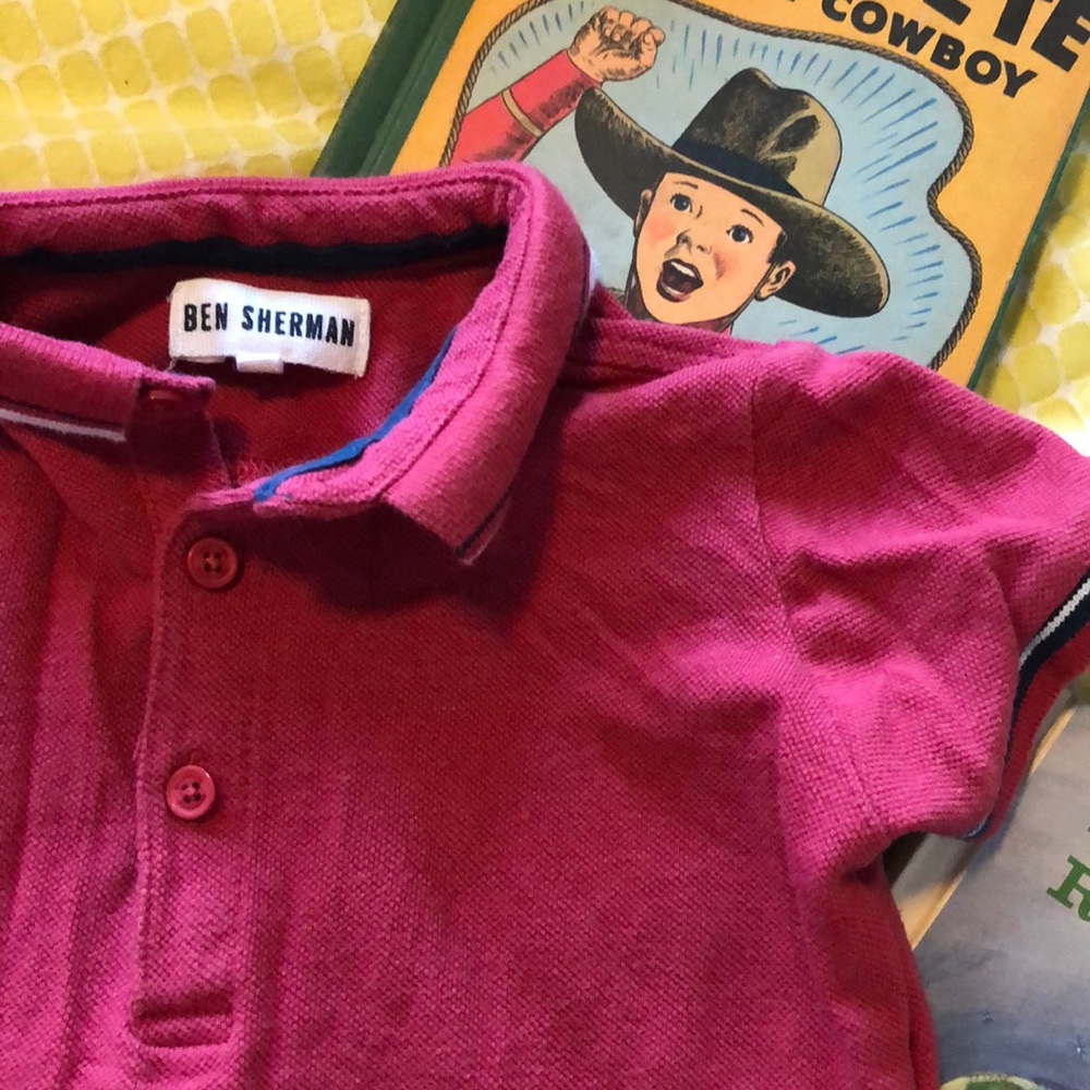 Ben Sherman Red Polo Shirt 12 months